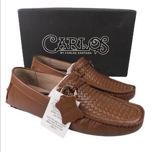 Carlos Santana Malone Interweave Loafer Shoes Size 10